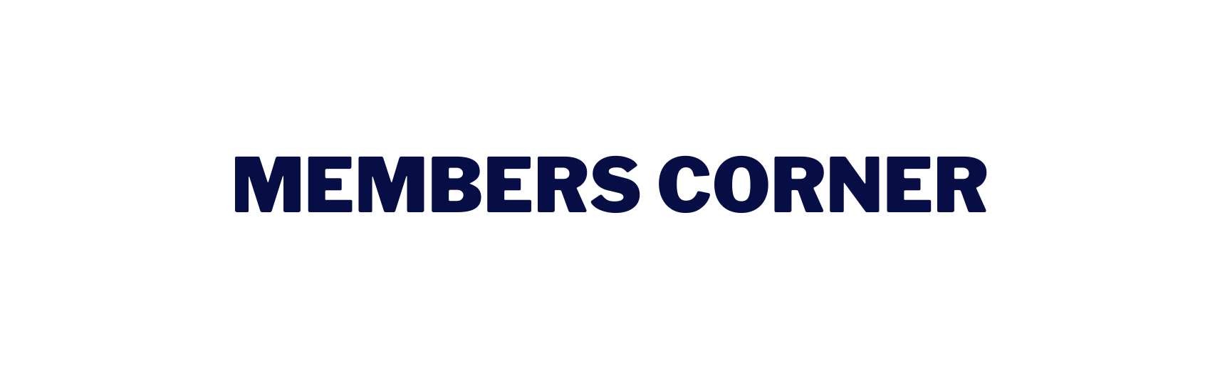 MEMBERS CORNER